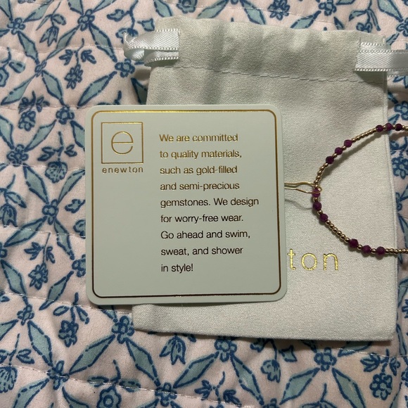 Enewton Ruby and Gold Bead Bracelet - Picture 4 of 4